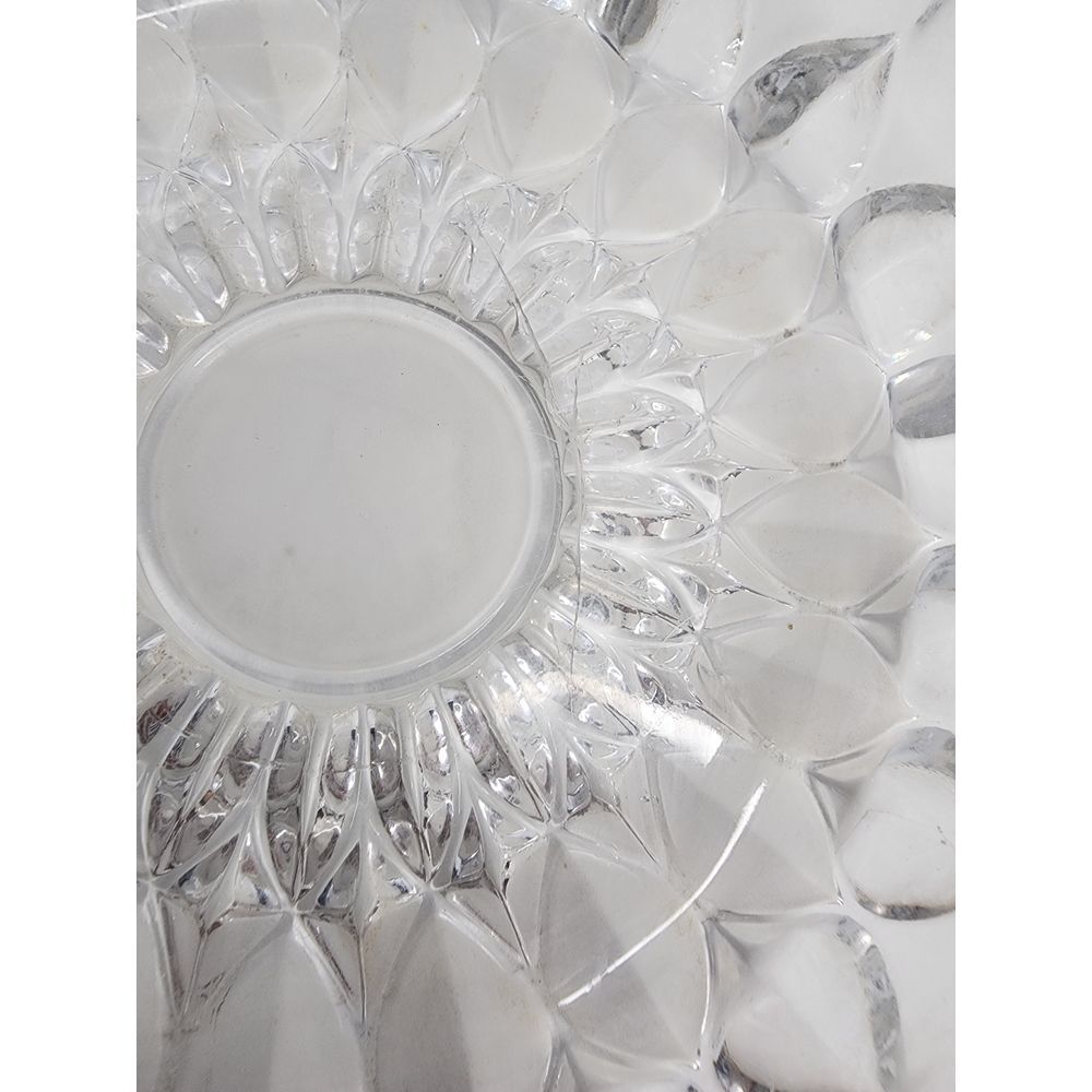 Cigar Cigarette Crystal Ashtray Large Heavy Glass - Picture 7 of 8
